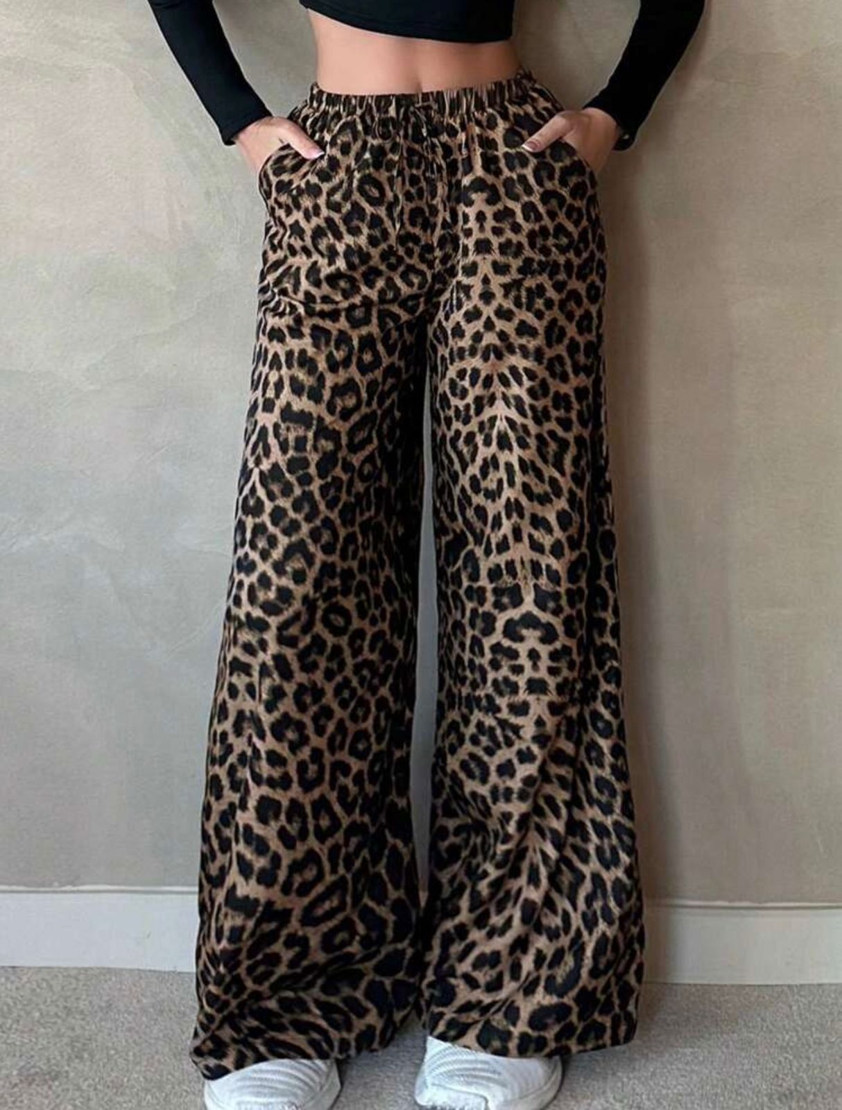 PANTALÓN ANCHO ANIMAL PRINT P003